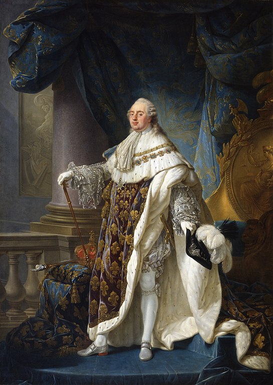 フランス国王ルイ16世（1754年8月23日－1793年1月21日）　1789年　アントワーヌ＝フランソワ・カレ　ヴェルサイユ宮殿