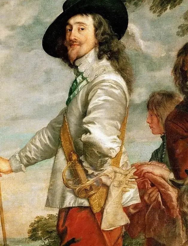 『狩場のチャールズ1世』　1635年頃　アンソニー・ヴァン・ダイク