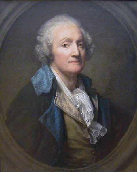 ジャン＝バティスト・グルーズ（ Jean-Baptiste Greuze, 1725年－1805年）自画像　1769年頃　ルーヴル美術館蔵