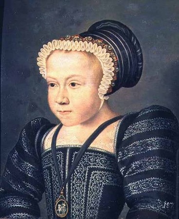 マリー＝エリザベート・ド・フランス（ Marie-Élisabeth de France, または マリー＝エリザベート・ド・ヴァロワ（ Marie-Élisabeth de Valois, 1572年10月27日－1578年4月8日）　1577年　画家不詳