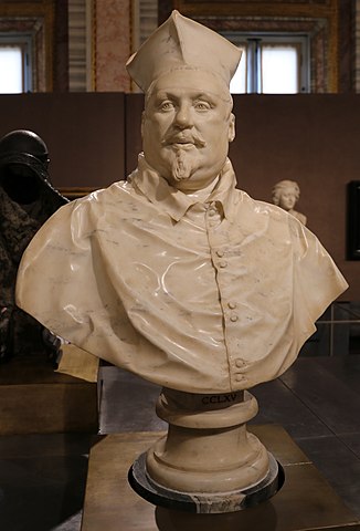 シピオーネ・ボルゲーゼ（1577年9月1日 – 1633年10月2日）　1632年　ベルニーニ作　ボルケーゼ美術館蔵