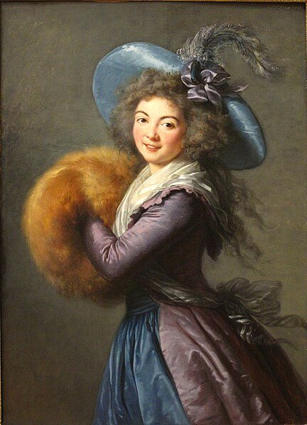 『イタリア喜劇女優モーレ＝レイモン夫人』　1786年　エリザベート＝ルイーズ・ヴィジェ＝ルブラン