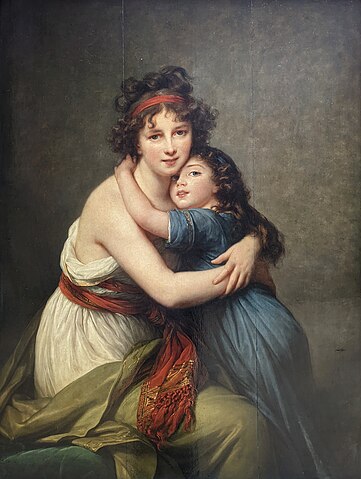 『自画像』　1789年頃　エリザベート＝ルイーズ・ヴィジェ＝ルブラン
