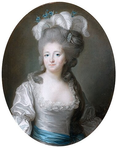 『モンテッソン侯爵夫人の肖像』　1779年　エリザベート＝ルイーズ・ヴィジェ＝ルブラン