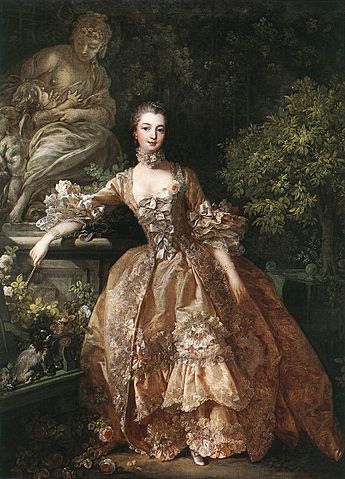 『ポンパドゥール侯爵夫人』（ Portrait of Marquise de Pompadour ）　1759年　フランソワ・ブーシェ　ウォレス・コレクション蔵