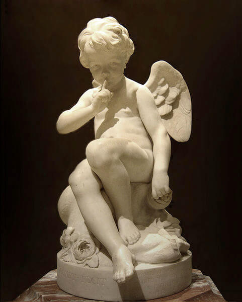 『クピド』（ L'Amour menaçant ）　1757年　エティエンヌ＝モーリス・ファルコネ　ルーヴル美術館蔵