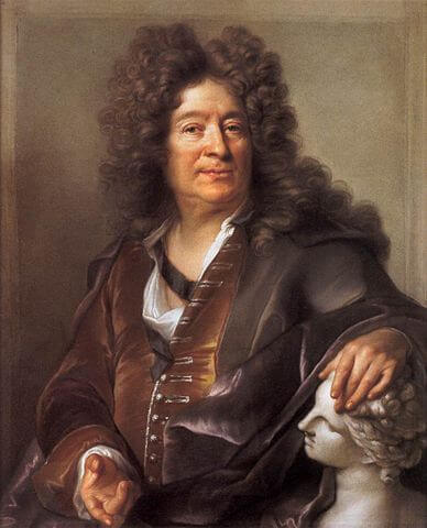 フランソワ・ジラルドンの肖像　1701年　ジョゼフ・ヴィヴィアン　ルーヴル美術館蔵