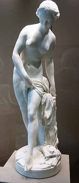 『浴女』（ Baigneuse ）　1757年　エティエンヌ＝モーリス・ファルコネ　ルーヴル美術館蔵