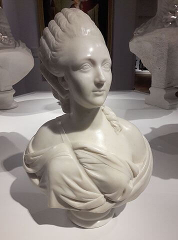 デュ・バリー夫人胸像（ Bust of Madame du Barry ）　1773年　オーギュスタン・パジュー　ワルシャワ国立美術館蔵