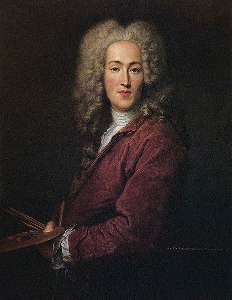 ニコラ・ランクレ自画像　1720年頃　個人蔵
