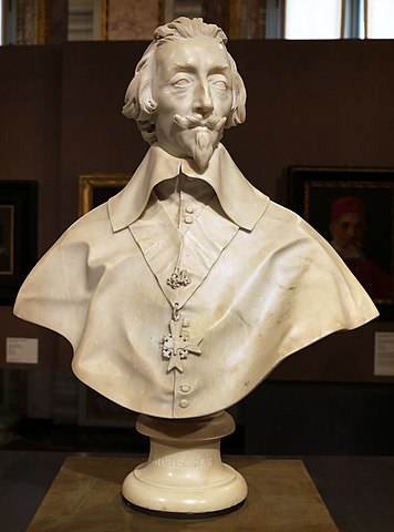『リシュリュー枢機卿』　1640年－1641年頃　ジャン・ロレンツォ・ベルニーニ