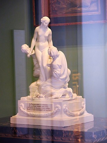 『ピグマリオンとガラテア』　1762年 - 1763年　セーヴル製作所　エティエンヌ＝モーリス・ファルコネ