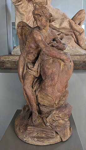 『彫刻の天才』　1745年　テラコッタ製　エティエンヌ＝モーリス・ファルコネ