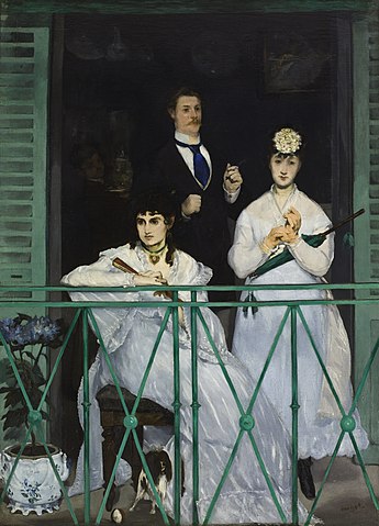 『バルコニー』( Le balcon ) 1868年 - 1869年 エドゥアール・マネ オルセー美術館蔵
