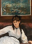 『休息』( Repose (Le Repos) ) 1871年 エドゥアール・マネ ロードアイランド・スクール・オブ・デザイン美術館蔵