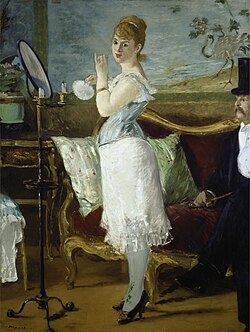 『ナナ』( Nana ) 1877年 エドゥアール・マネ ハンブルク美術館蔵