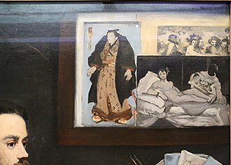 『エミール・ゾラの肖像』( Emile Zola ) 1868年 エドゥアール・マネ オルセー美術館蔵