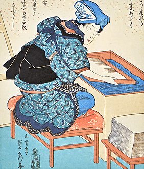 風流職人盡紙　歌川貞秀（うたがわ さだひで、文化4年〈1807年〉- 明治12年〈1879年〉）　江戸時代